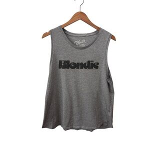 Blondie Cotton Blend Grey Tank Top